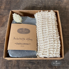 Giftbox zeep met jute zeepzakje