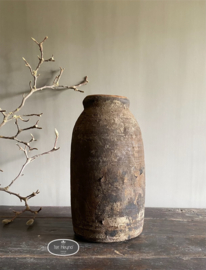 Oud houten pot kruik
