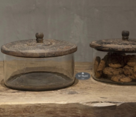 Serena Trouwens Veroorloven koekjespot trommel pot koek glas stoer sober landelijk