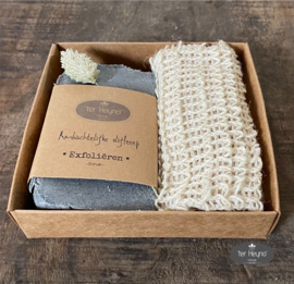 Giftbox zeep met jute zeepzakje