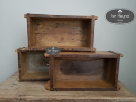 Oude houten steenmal enkel