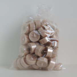 Waxinelichtjes zand 4 cm (60 stuks)