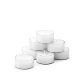 Waxinelichtjes wit 4 cm (60 stuks)