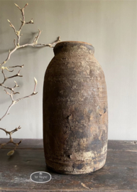 Oud houten pot kruik