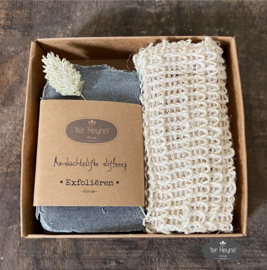 Giftbox zeep met jute zeepzakje