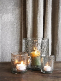 Windlicht bubbels medium Hoffz