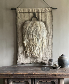 Wanddoek shabby met schapentoef van GG