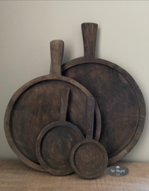 Houten onderzetter serveerplank amuseplankje 10 cm