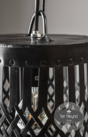 Smeedijzeren hanglamp basket