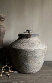 Stenen pot Kathmandu Nepal pottery