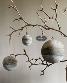 IJzeren kerstbal bal hanger L