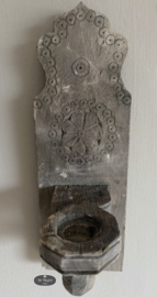Oud houten wand kandelaar