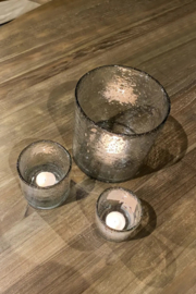 Windlicht bubbels medium Hoffz