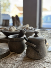 Houten vijzel met stamper Aura Peeperkorn