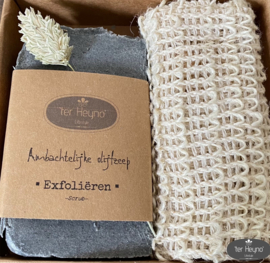 Giftbox zeep met jute zeepzakje