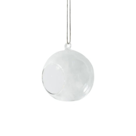 Glazen waxinelicht houder hanger Leeff S