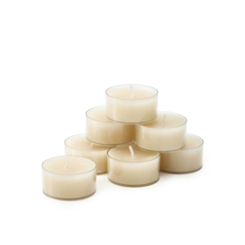 Waxinelichtjes zand 4 cm (60 stuks)