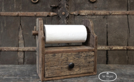 Houten keukenrol houder