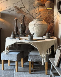 Houten vijzel met stamper Aura Peeperkorn