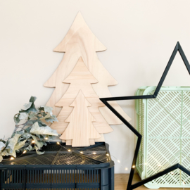 Houten kerstboom | Combinatie pakket