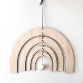 Houten mobile | Rainbow