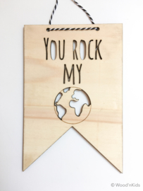 Houten hanger | You rock