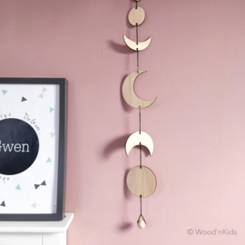 Houten mobile | Moon