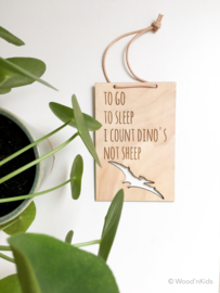 Houten hanger | Dino