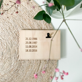 Houten clipboards