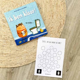 Gratis printable | Jeej ik ga naar de WC!