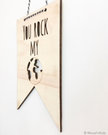 Houten hanger | You rock