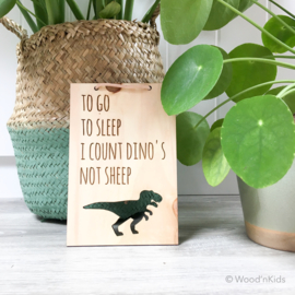 Houten hanger | Dino