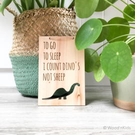 Houten hanger | Dino