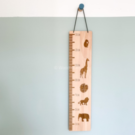 Reis Arctic Mangel Groeimeter | Jungle | Houten groeimeter | Wood'nKids