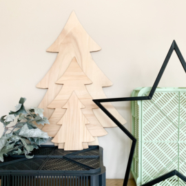 Houten kerstboom | Middel