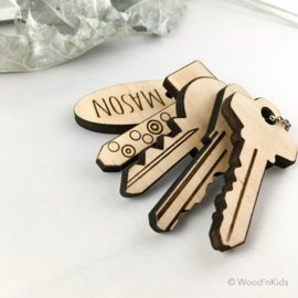 Houten sleutels