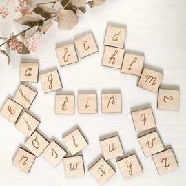 Houten schrijf letters