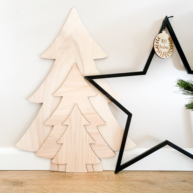 Rubriek nevel Ik heb het erkend Houten kerstboom | Wood'nKids