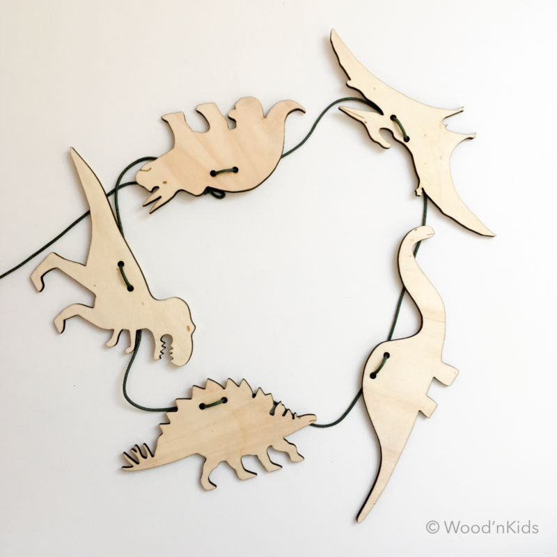 Zonder twijfel Schep Wauw Houten slinger | Dino | Houten slingers | Wood'nKids