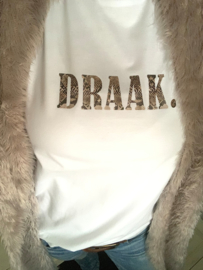 "DRAAK" T-shirt Black or White