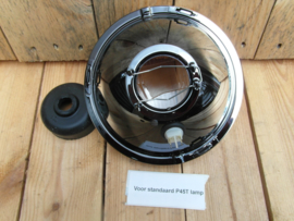 Koplamp blaker, glas met reflector voor P45T lamp 7Inch