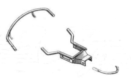 basis frame voor zadel (GEBRUIKT)