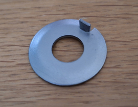 Borgplaatje, borgring t.b.v. dynamotandwiel (12volt dynamo)