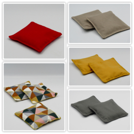 6 Pittenzakjes | Bean bags in diverse  kleuren