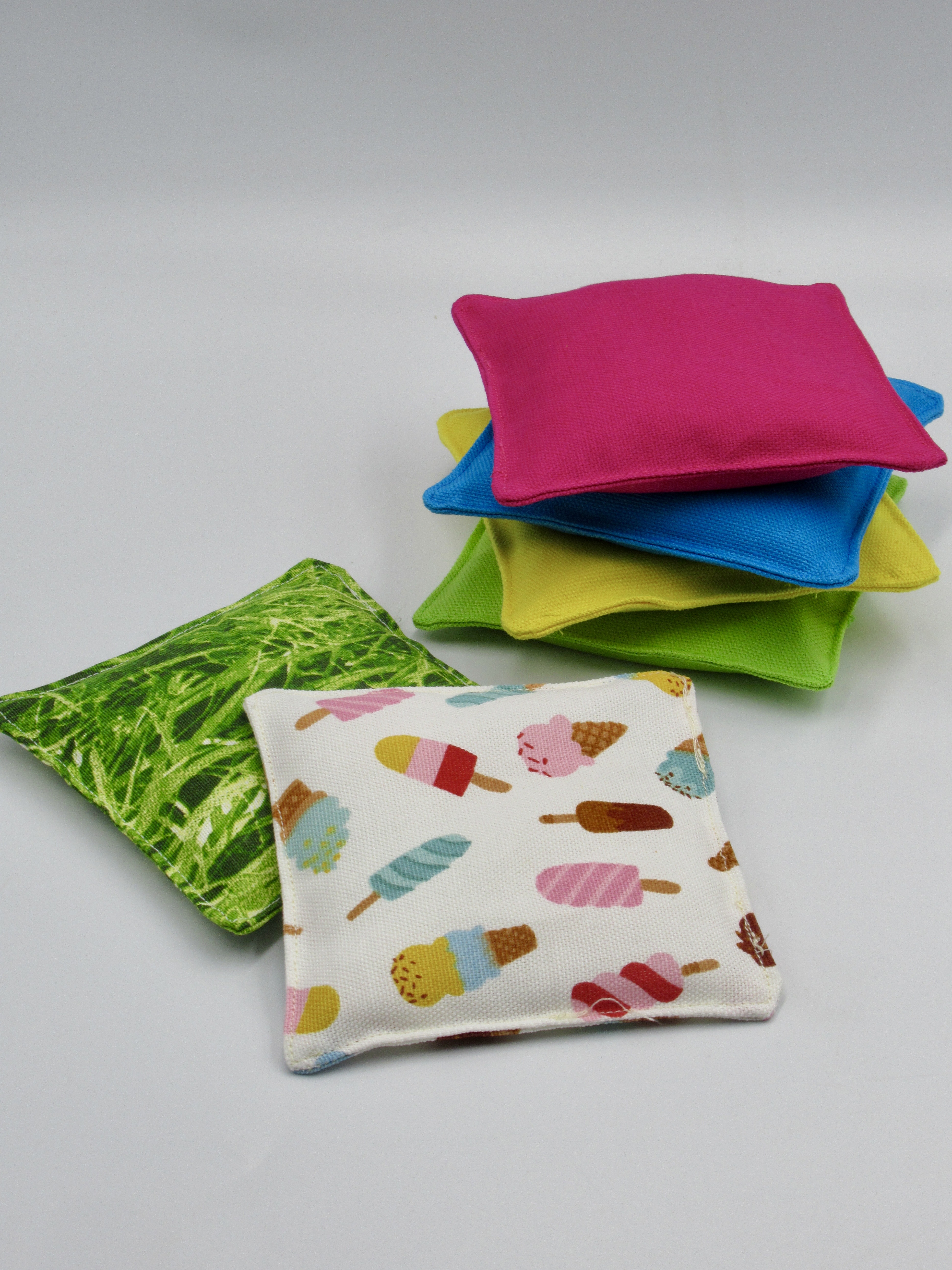 6 Pittenzakjes | Bean bags in diverse  kleuren