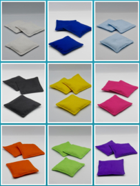 12 Pittenzakjes | Bean bags in diverse  kleuren