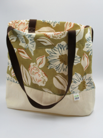 Tas / Schoudertas / Boodschappentas (beige/zand)