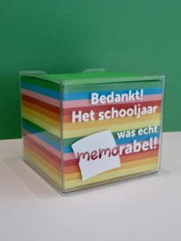 Memoblokhouder 'memorabel'