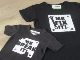 T-shirt set | Mr. break it! + Mr. fix it!  (zoon + vader)