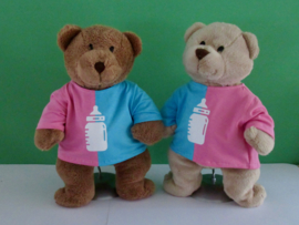 Shirt met (Baby)fles v. beer Kiki